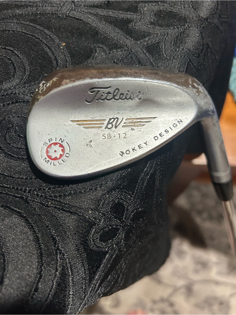 Titleist BV 58° golf Wedge Silver with Gold Accents